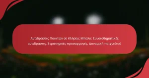 Αντιδράσεις Παικτών σε Κλήσεις Μπαλκ: Συναισθηματικές αντιδράσεις, Στρατηγικές προσαρμογές, Δυναμική παιχνιδιού